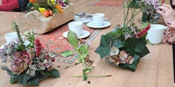 Een activiteit in het verzorgingshuis